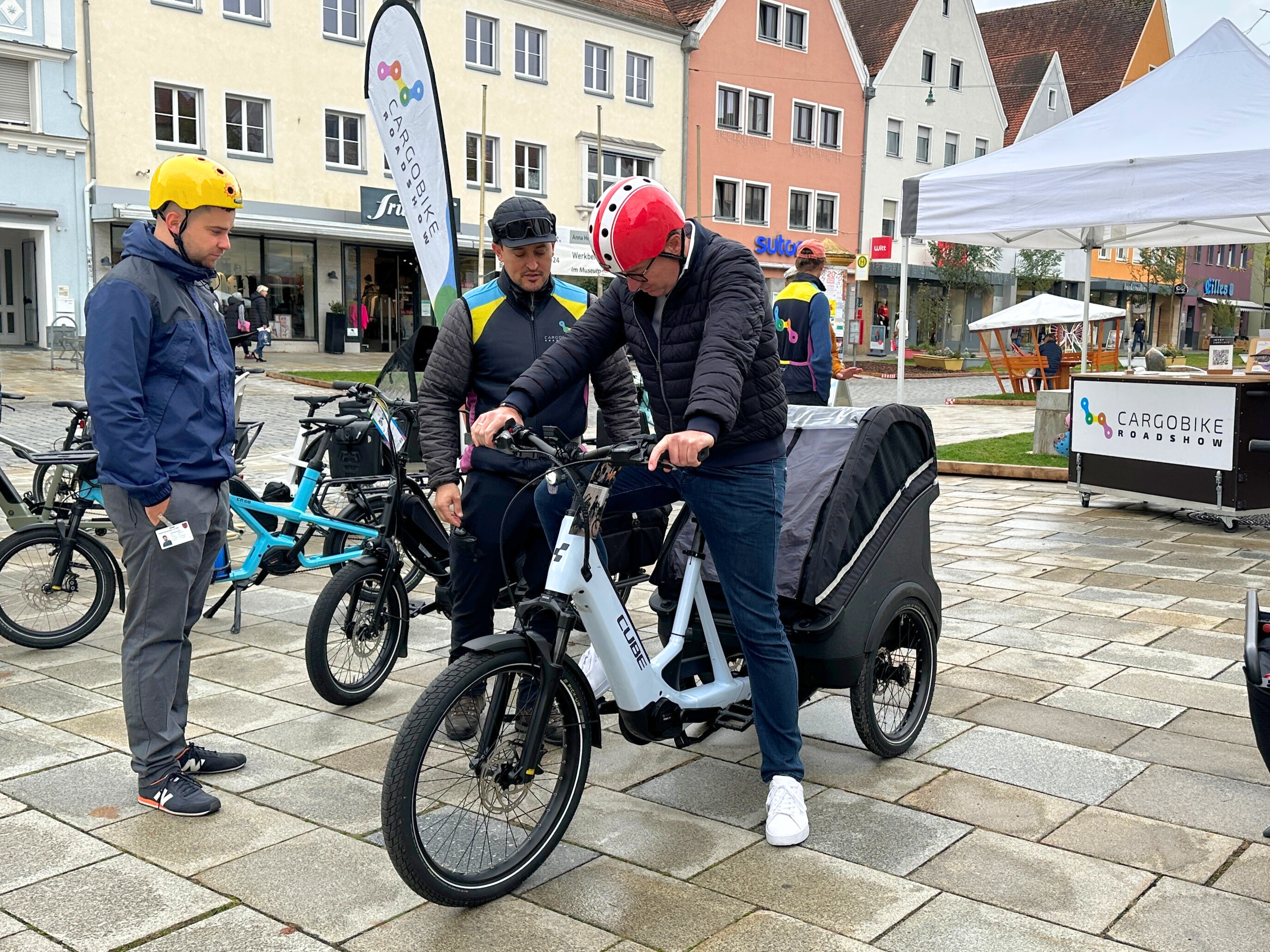 Cargobike Roadshow machte Halt in Neumarkt